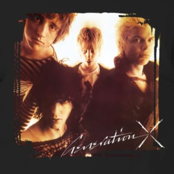 Generation X Vintage Logo Crewneck Sweatshirt Punk Rock Band Graphic Retro 05 - Picture 2 of 5